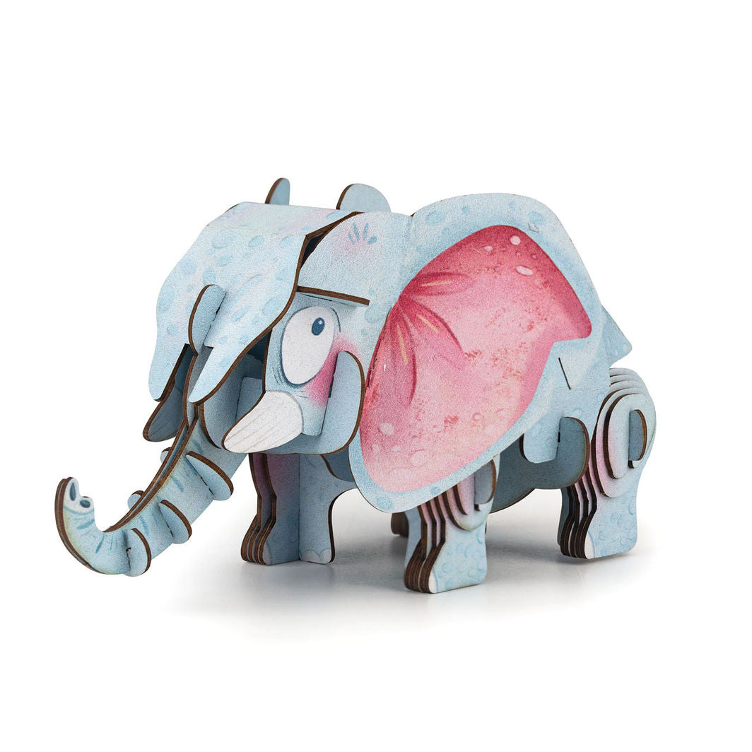 mierEdu - 3D puslespill med lyd - Elefant