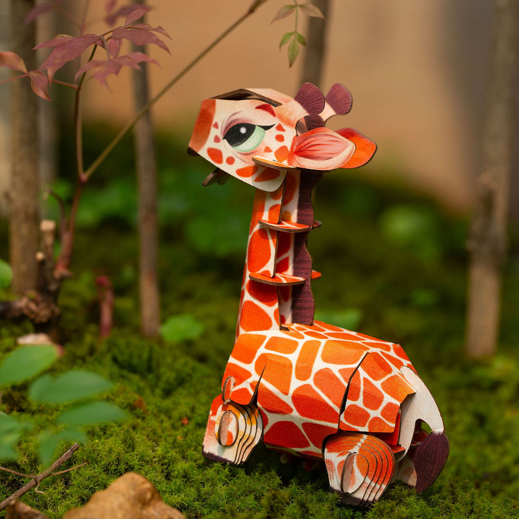 mierEdu 3D-puslespill med lyd, Giraf