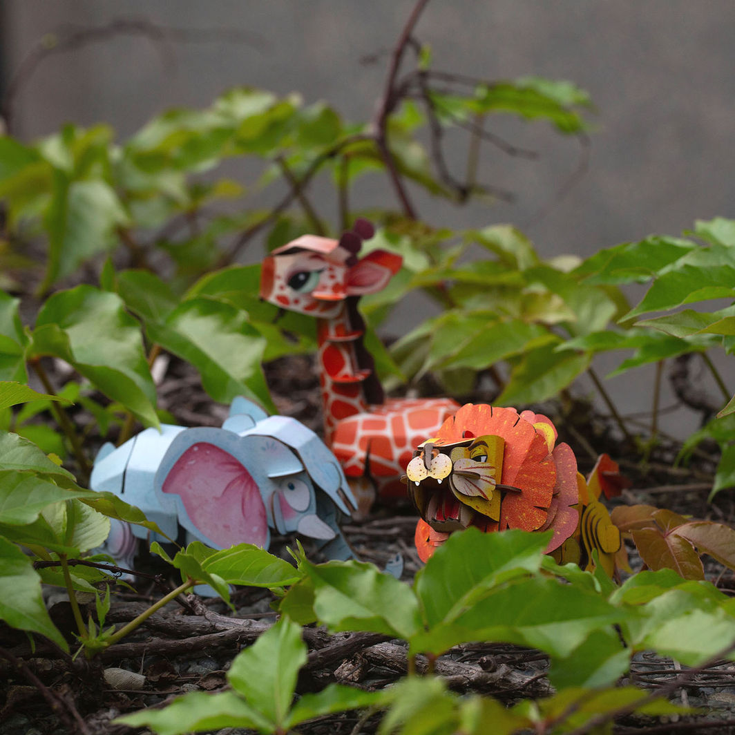 mierEdu 3D-puslespill med lyd, Giraf