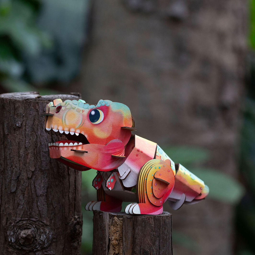 mierEdu 3D puslespill med lyd, Tyrannosaurus Rex
