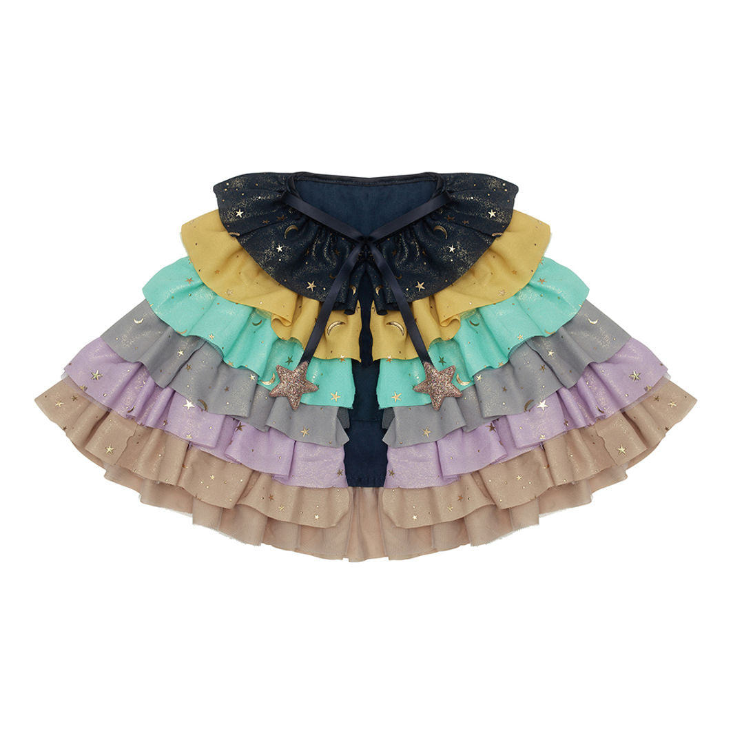 Mimi & Lula kappe Rainbow Ruffle i flere farver med glitter.