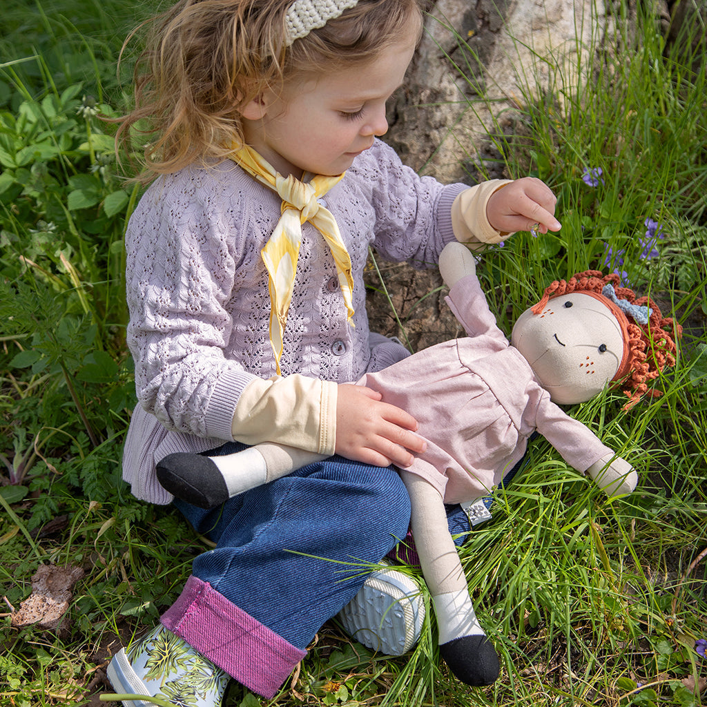 Sebra dukke, stoff - Hanna