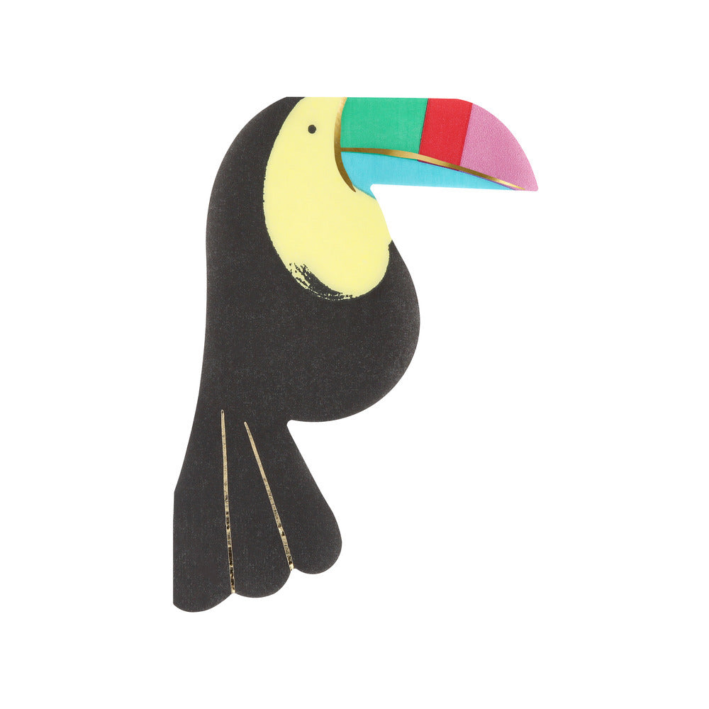 Meri Meri servietter, Toucan - 16 stk.