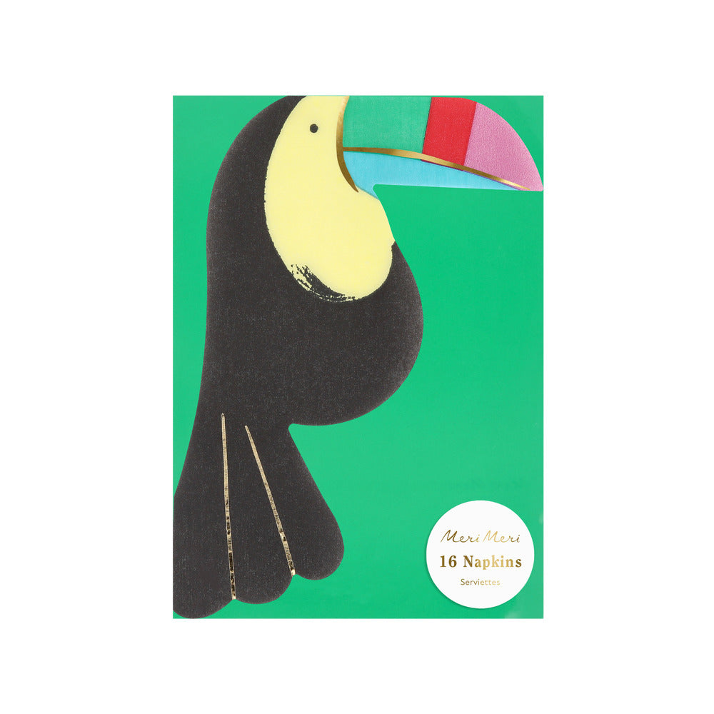 Meri Meri servietter, Toucan - 16 stk.