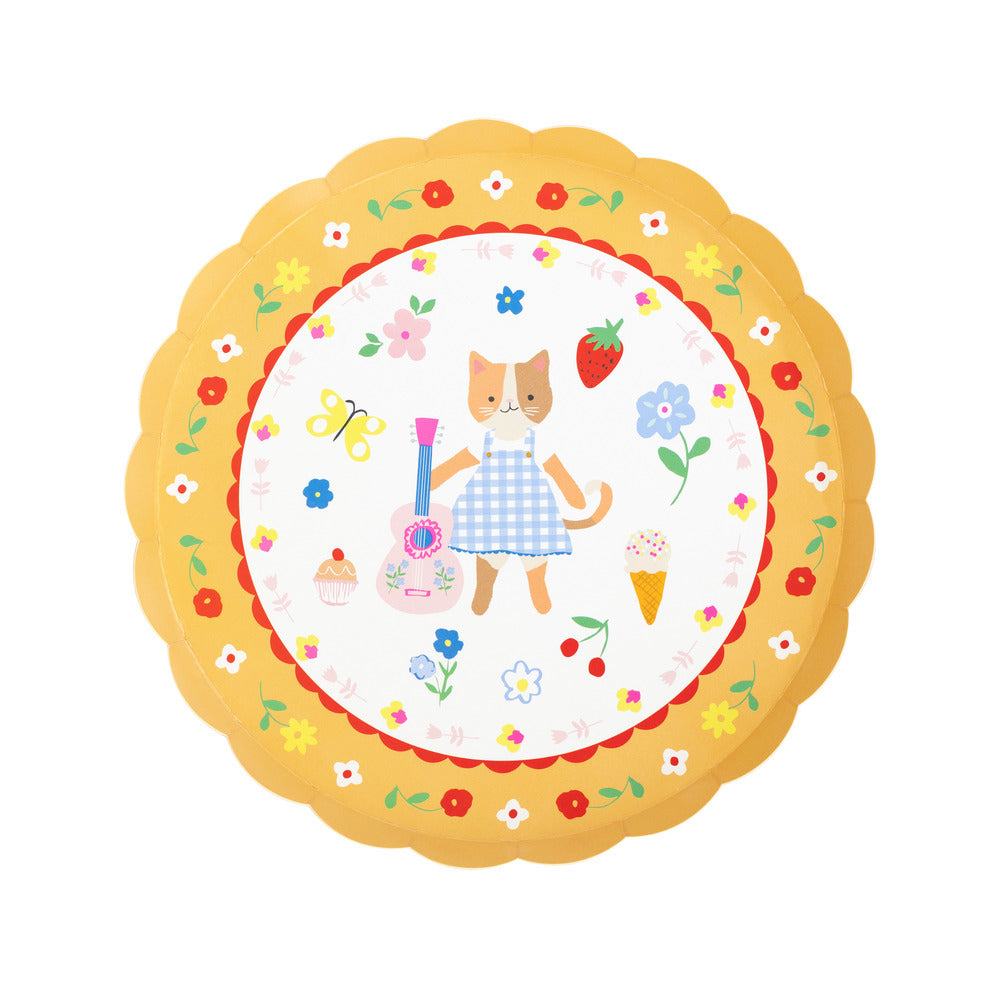 Meri Meri papptallerken, Kitten Club