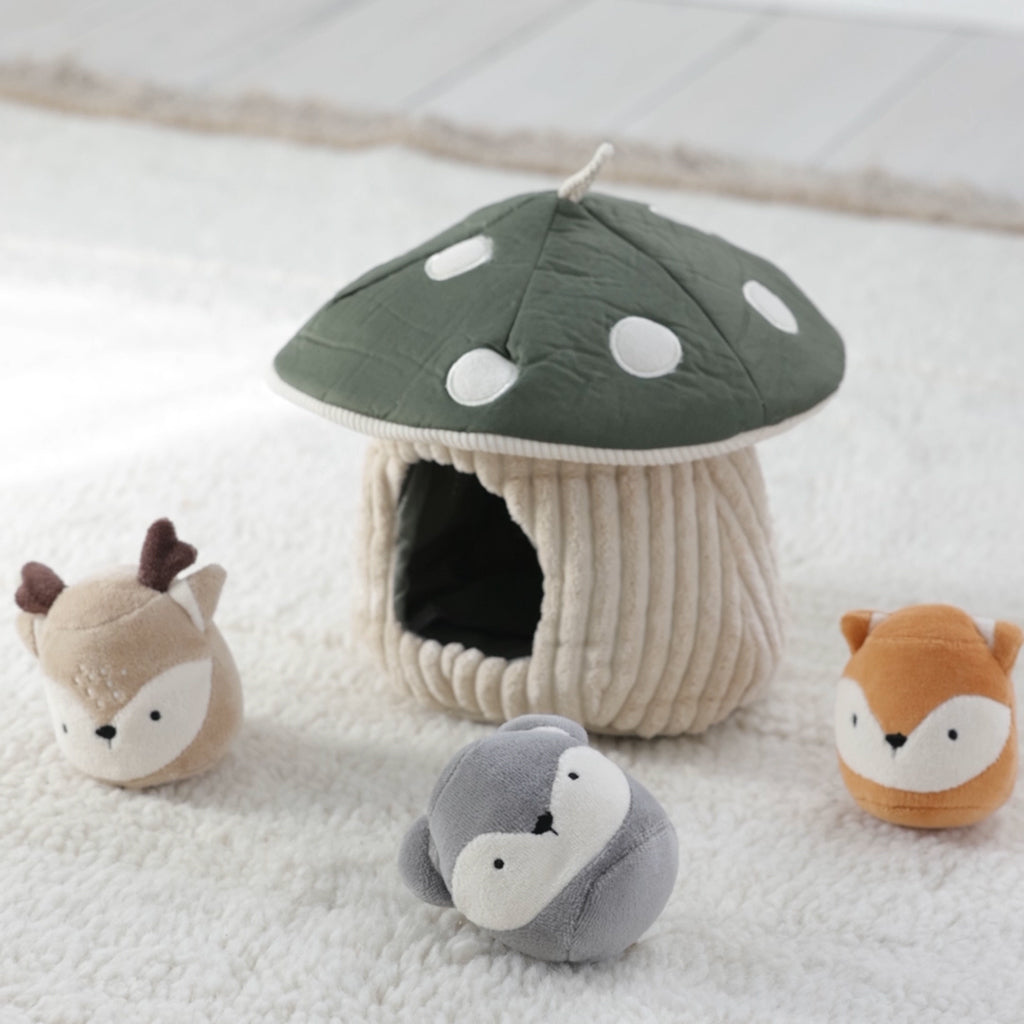 Sebra Aktivitetsleketøy, gjemsel, Paddehatt - Grønn