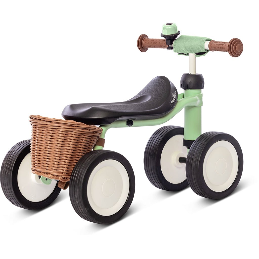 Puky Pukylino Bundle, Min første sykkel, balansetrener med kurv, Pastel green - Fra 1 år