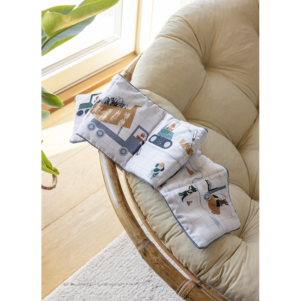 Sebra stoffbok, Busy Builders