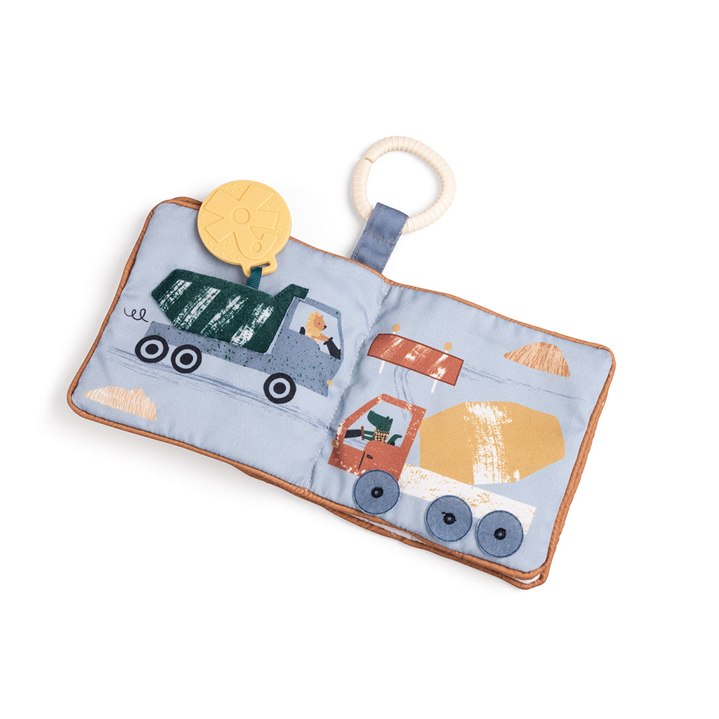 Sebra aktivitetsbok i stoff – Busy Builders