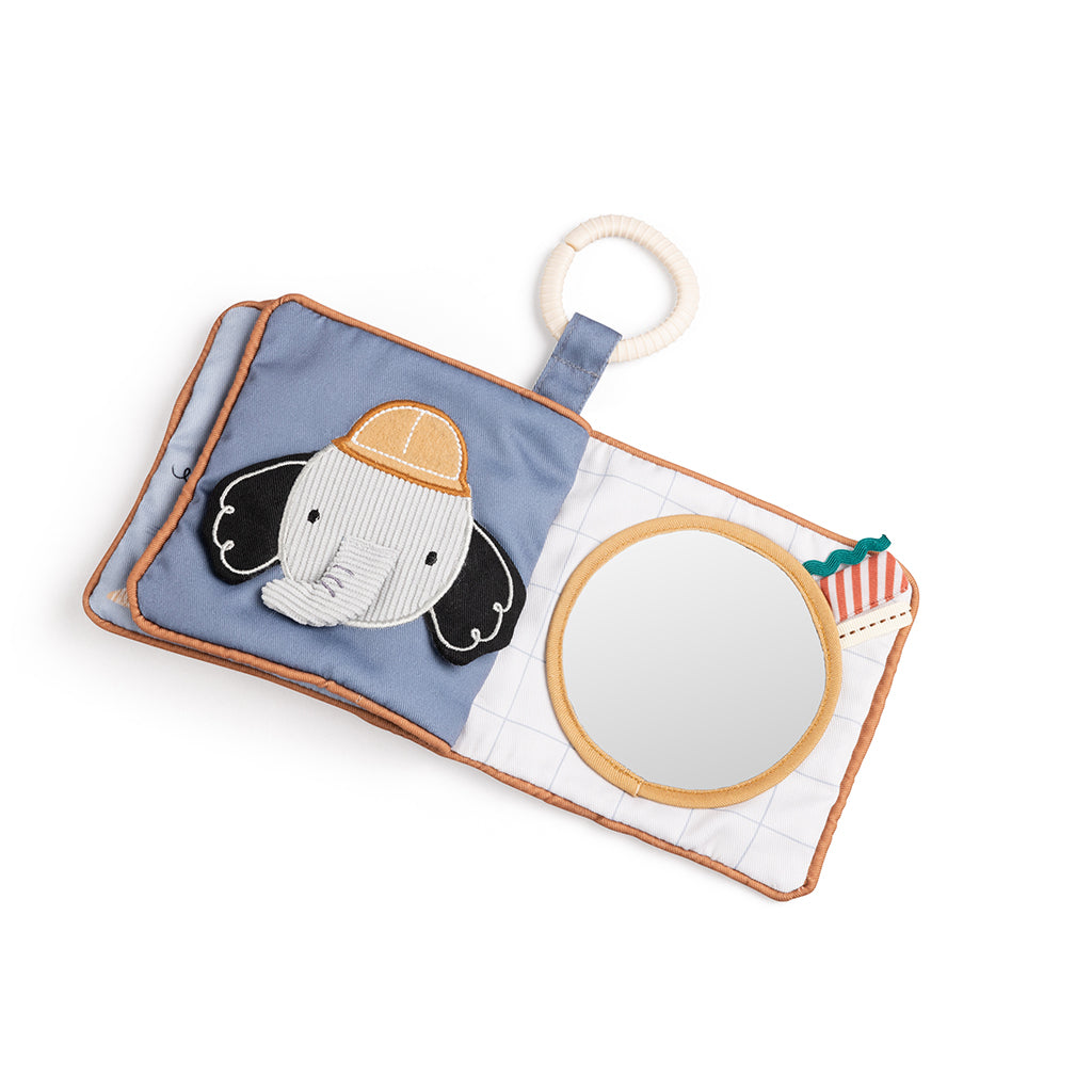 Sebra aktivitetsbok i stoff – Busy Builders