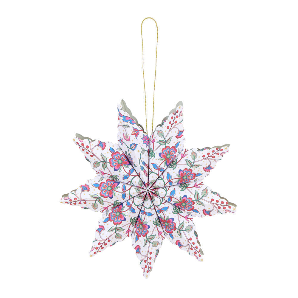 Meri Meri julepynt, Liberty Paper Star, 6 stk.