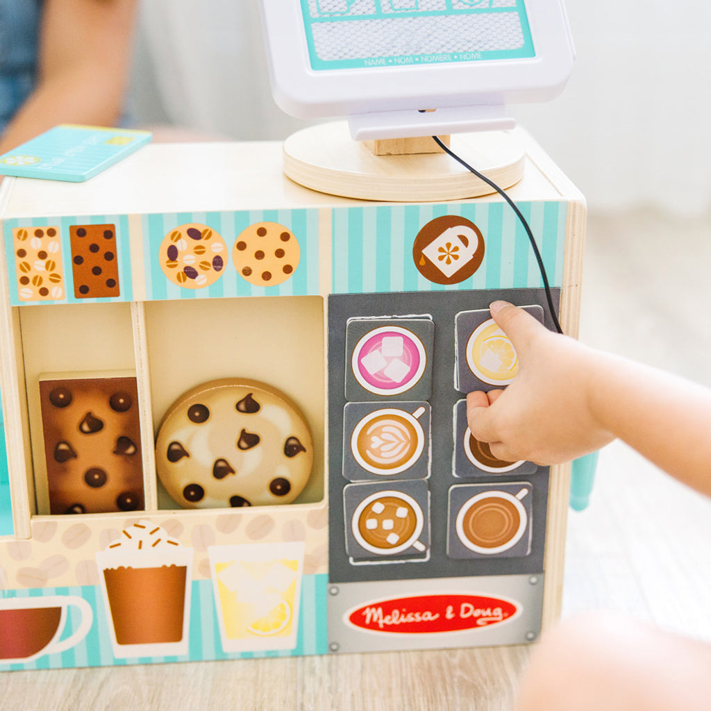 Melissa & Doug Lekemat i tre, Barista kaffebar - 35 deler