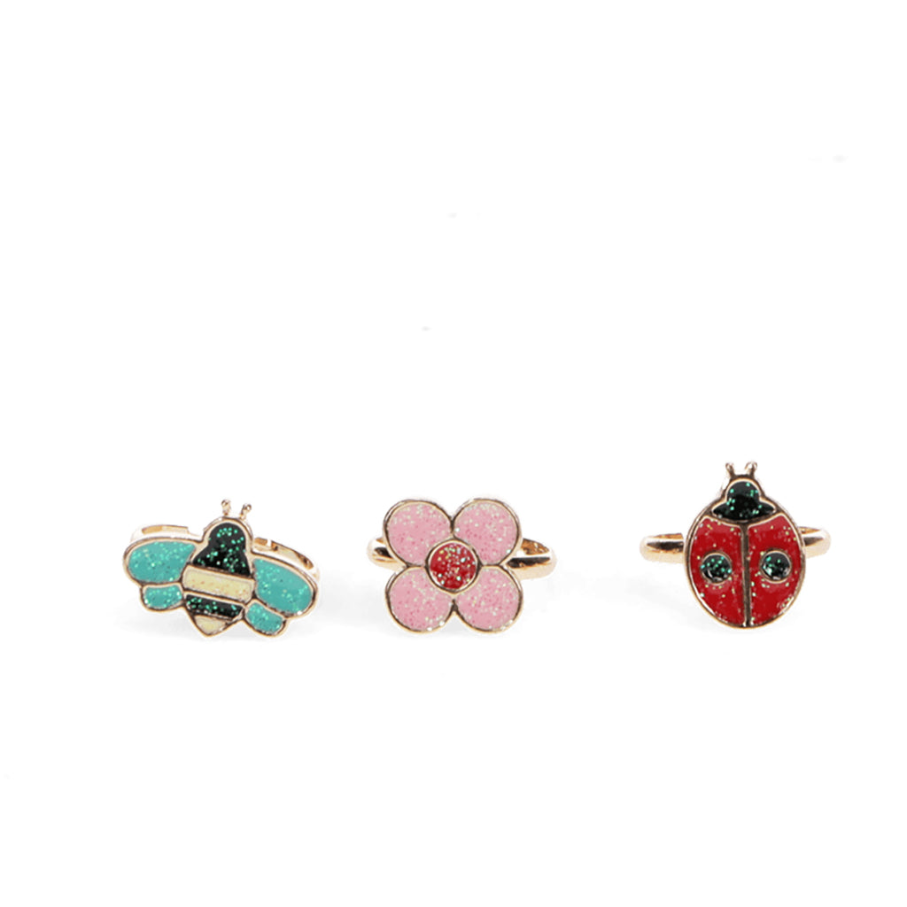 Rex London fingerringer, 3 stk - Ladybird