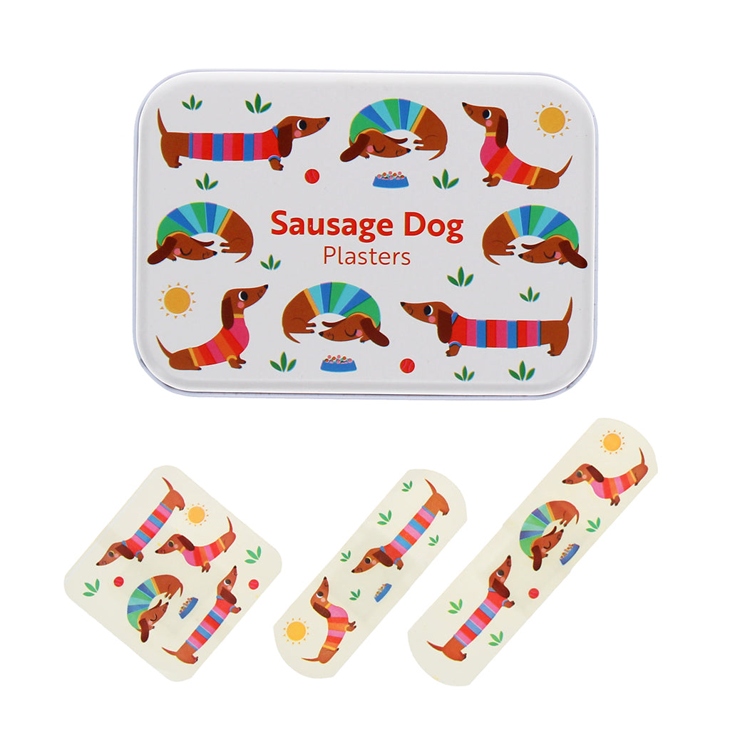 Rex London plaster, 30 stk. Sunny Sausage Dog
