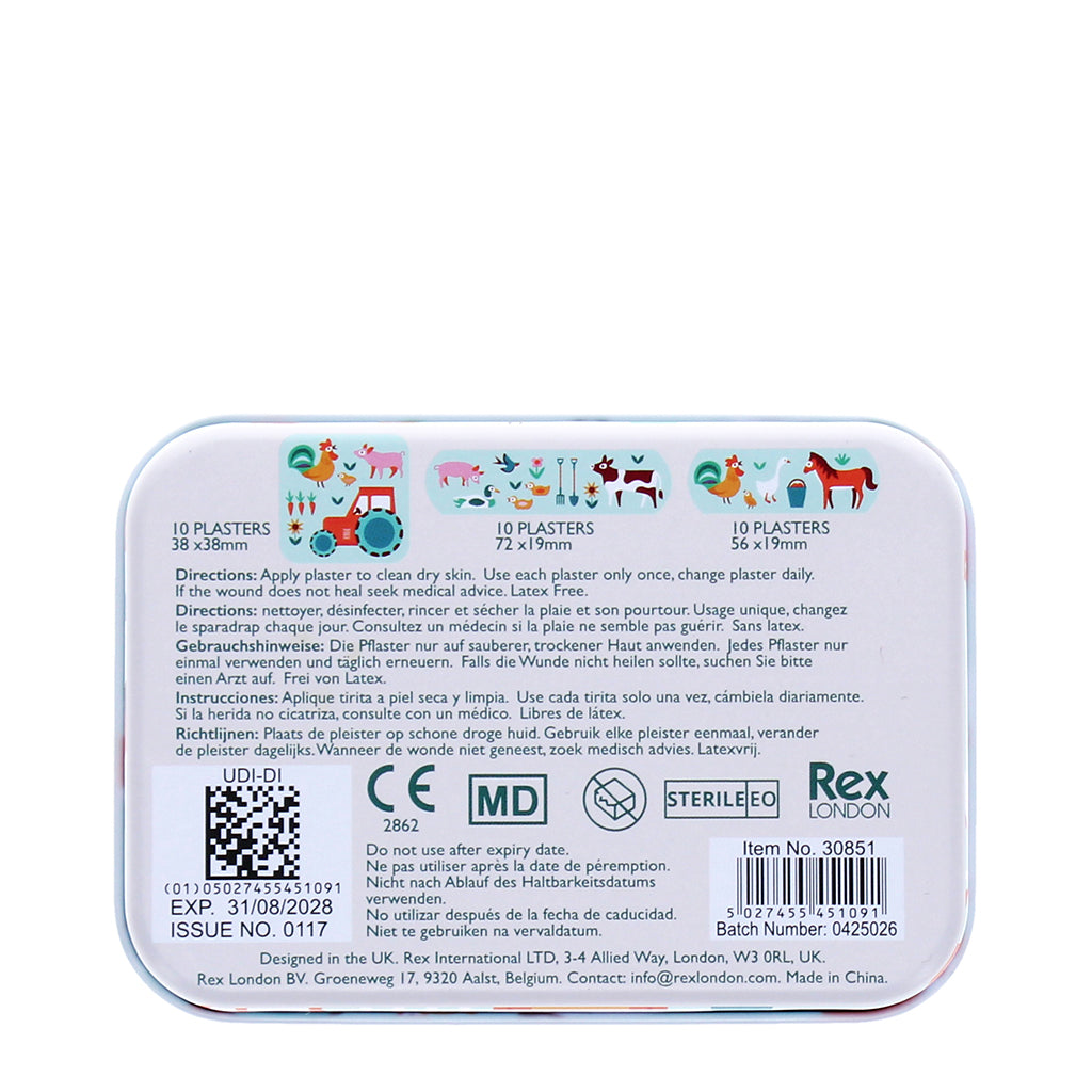 Rex London plaster, 30 stk. Bondegård