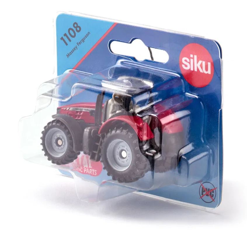 Siku traktor, Massey Ferguson - 7,8 x 9,7 cm