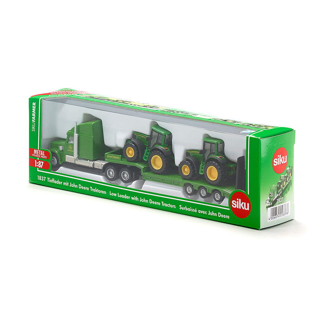 Siku Lavlaster m. John Deere Traktorer 1:87