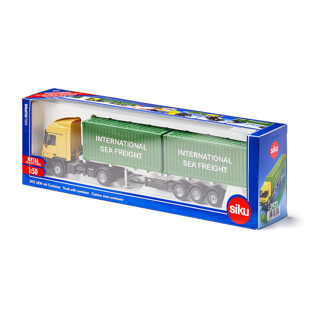 Siku Lastebil med container, 1:50