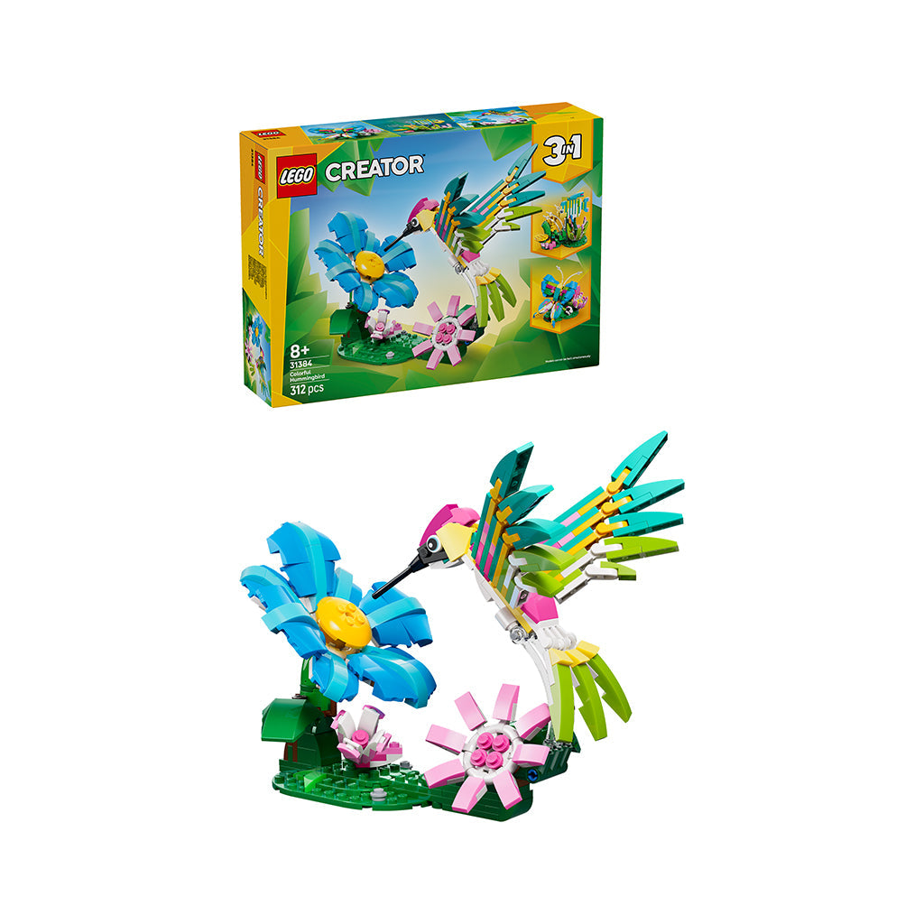 LEGO® Creator 3-i-1, Ville dyr: Fargerik kolibri