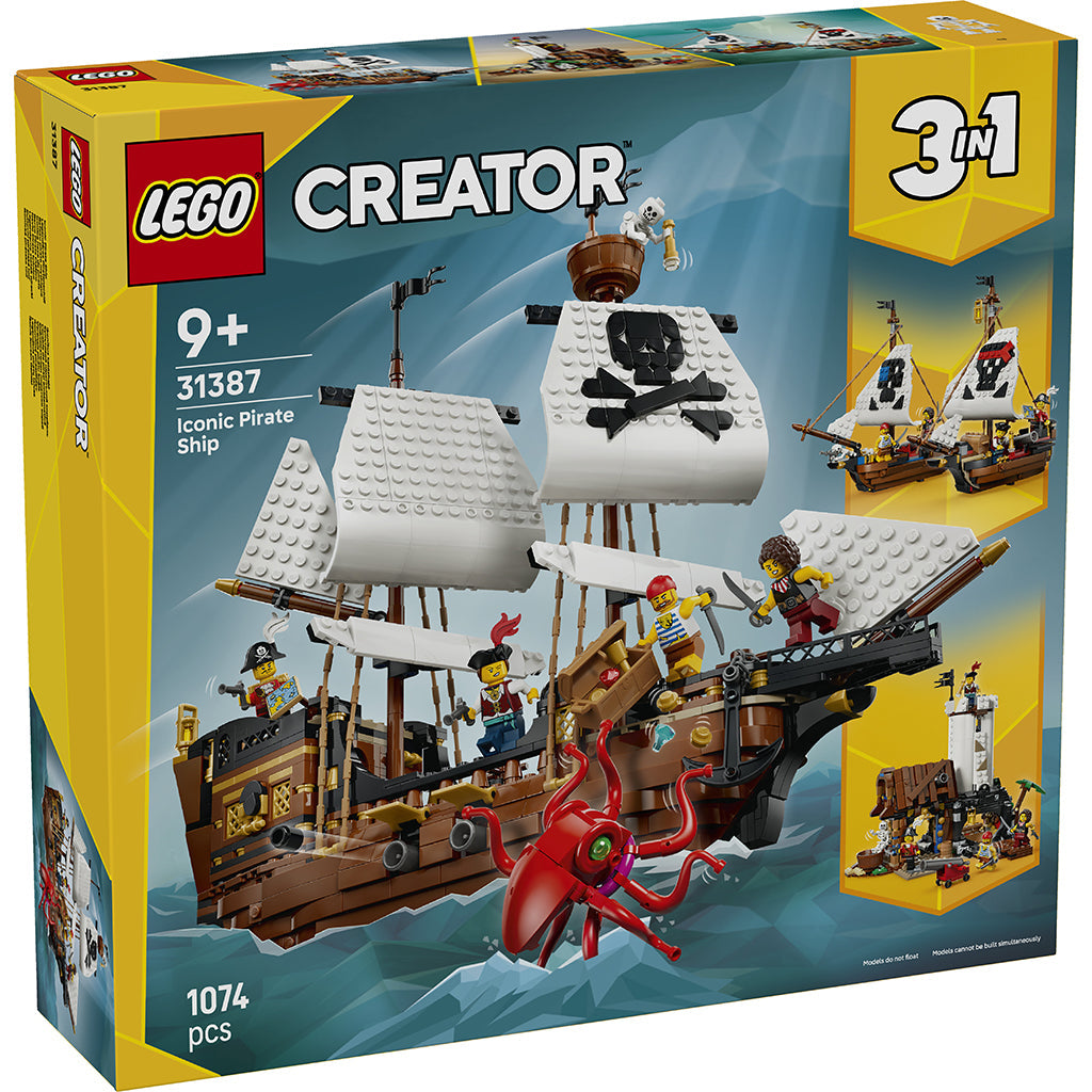 LEGO® Creator 3-i-1 Ikonisk piratskib