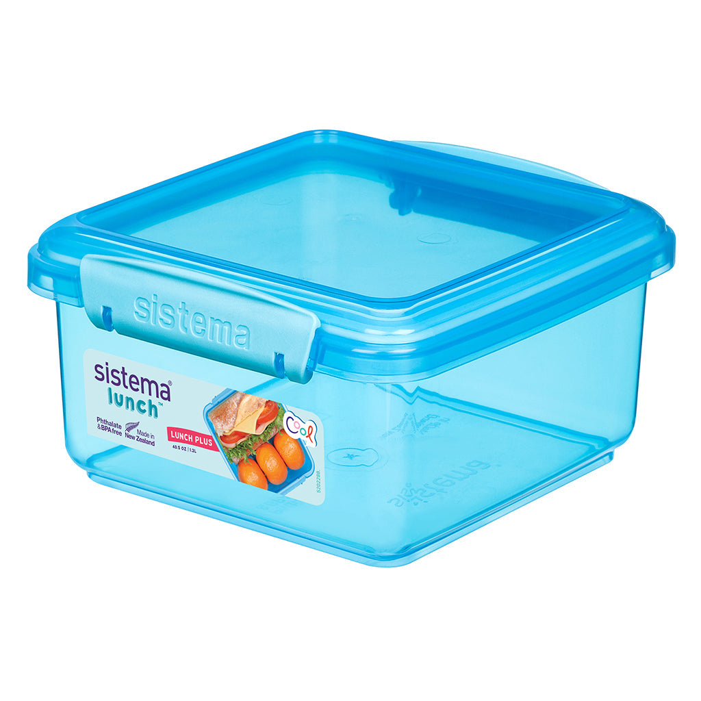 Sistema Lunch plus madkasse med 1 rum, 1.2L - Blue