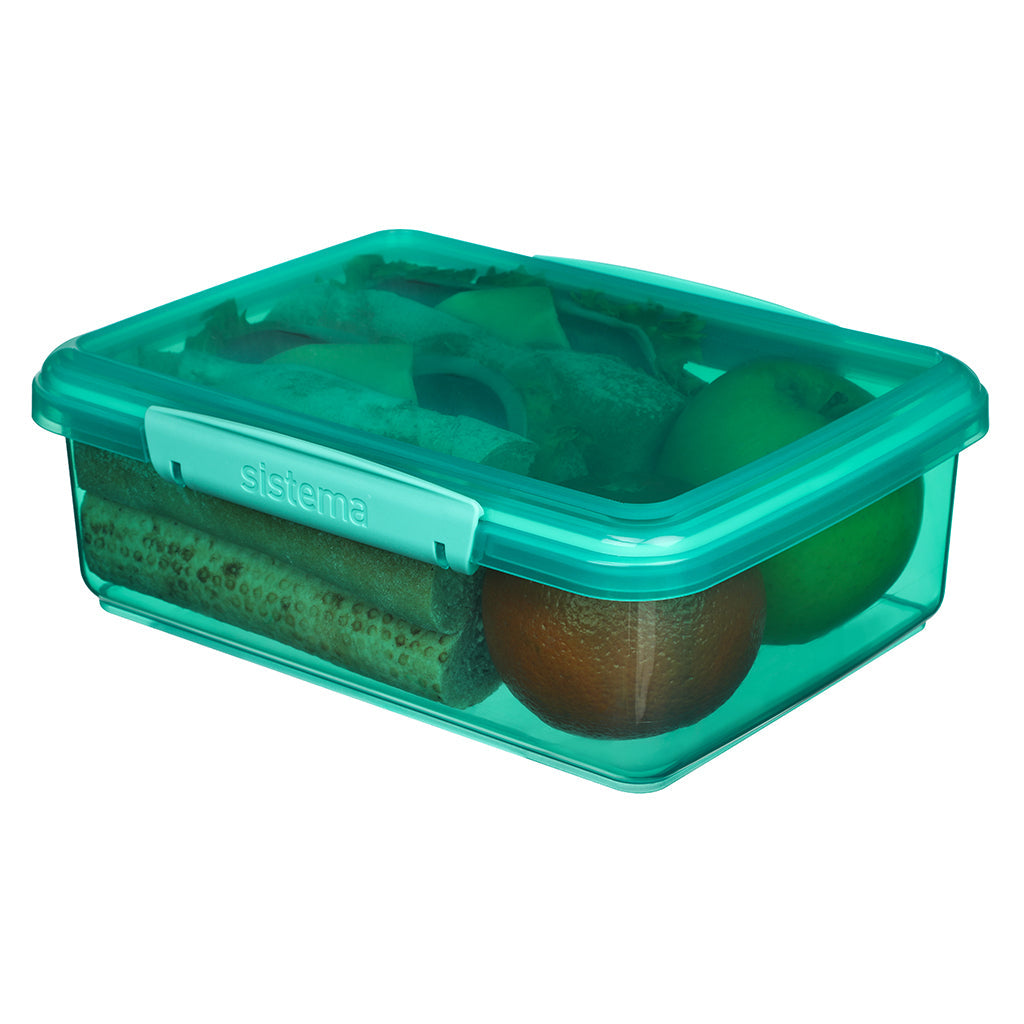 Sistema Coloured Lunch Matboks m. 1 rom, 2L - Teal