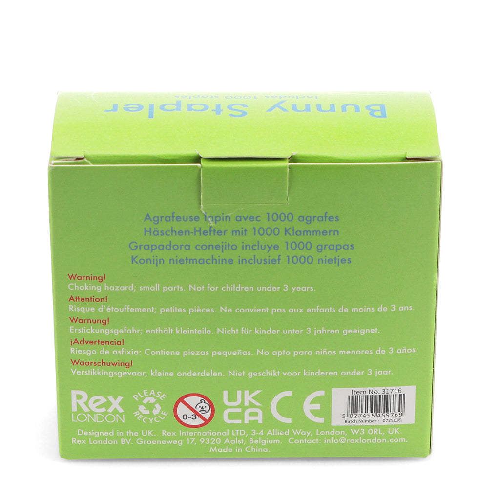 Rex London stiftemaskin, Kanin