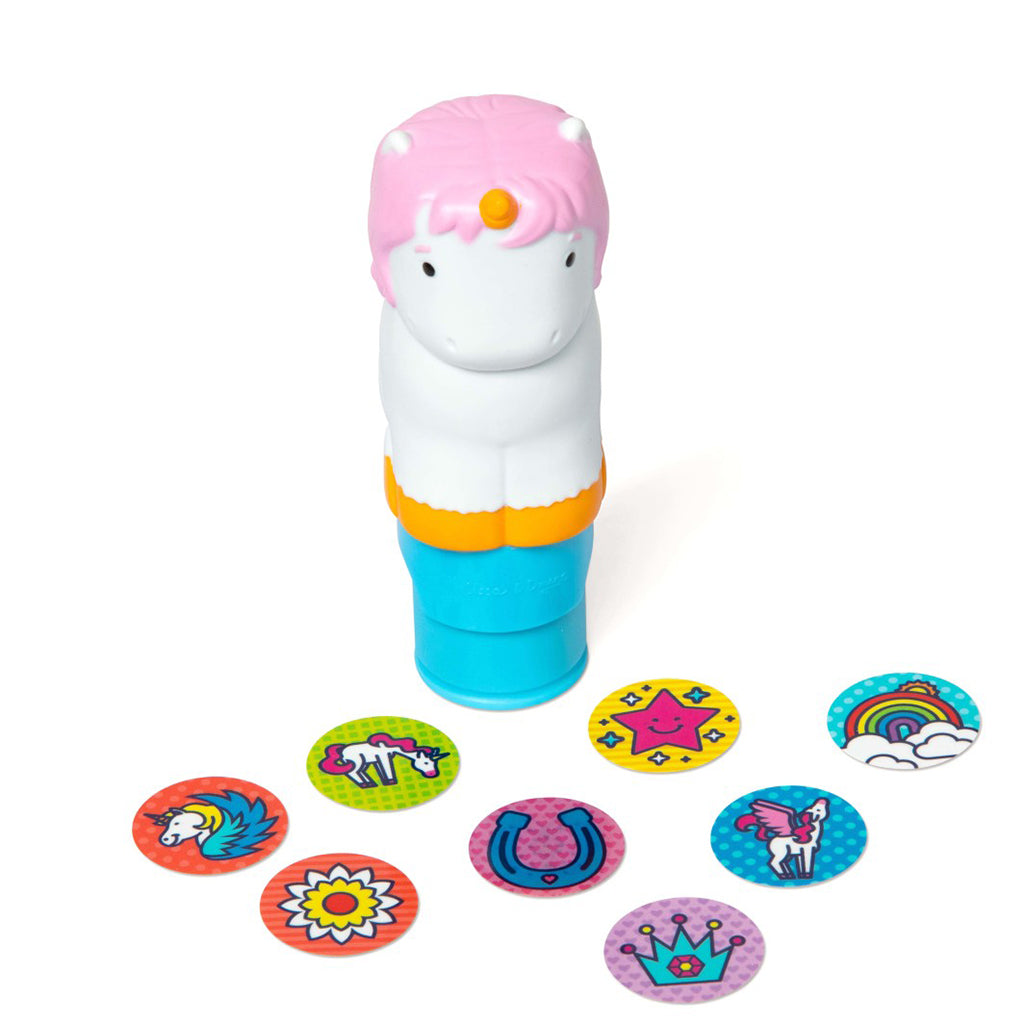 Melissa & Doug Wow! Aktivitetsblokk, Stemple-selv klistremerker – Enhjørning