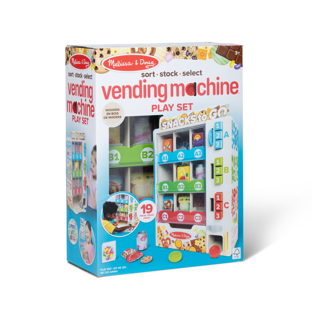 Melissa & Doug Lekemat, Snackautomat - 16 deler