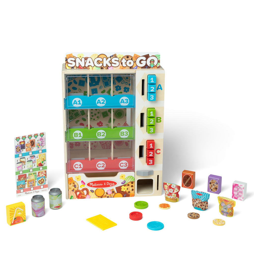 Melissa & Doug Lekemat, Snackautomat - 16 deler