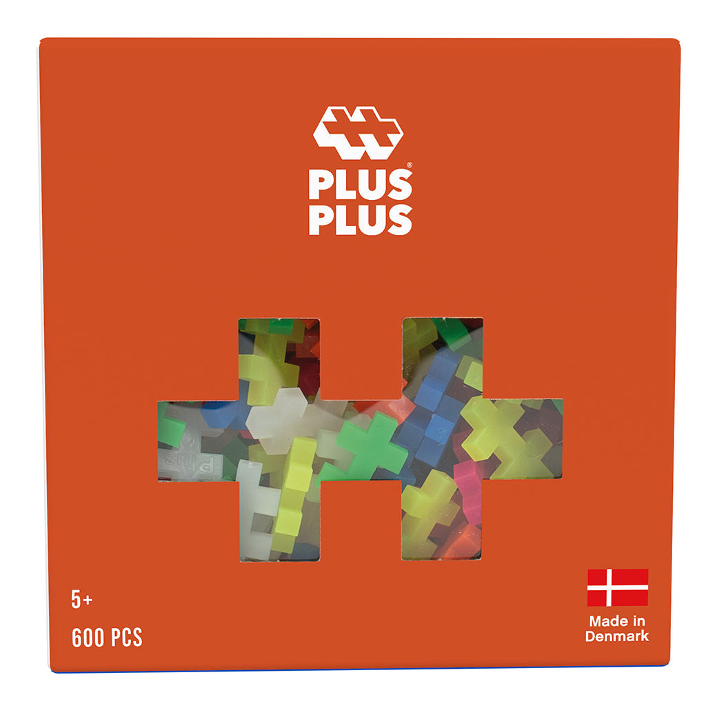 Plus-Plus Neon fargemiks, 600 stk.