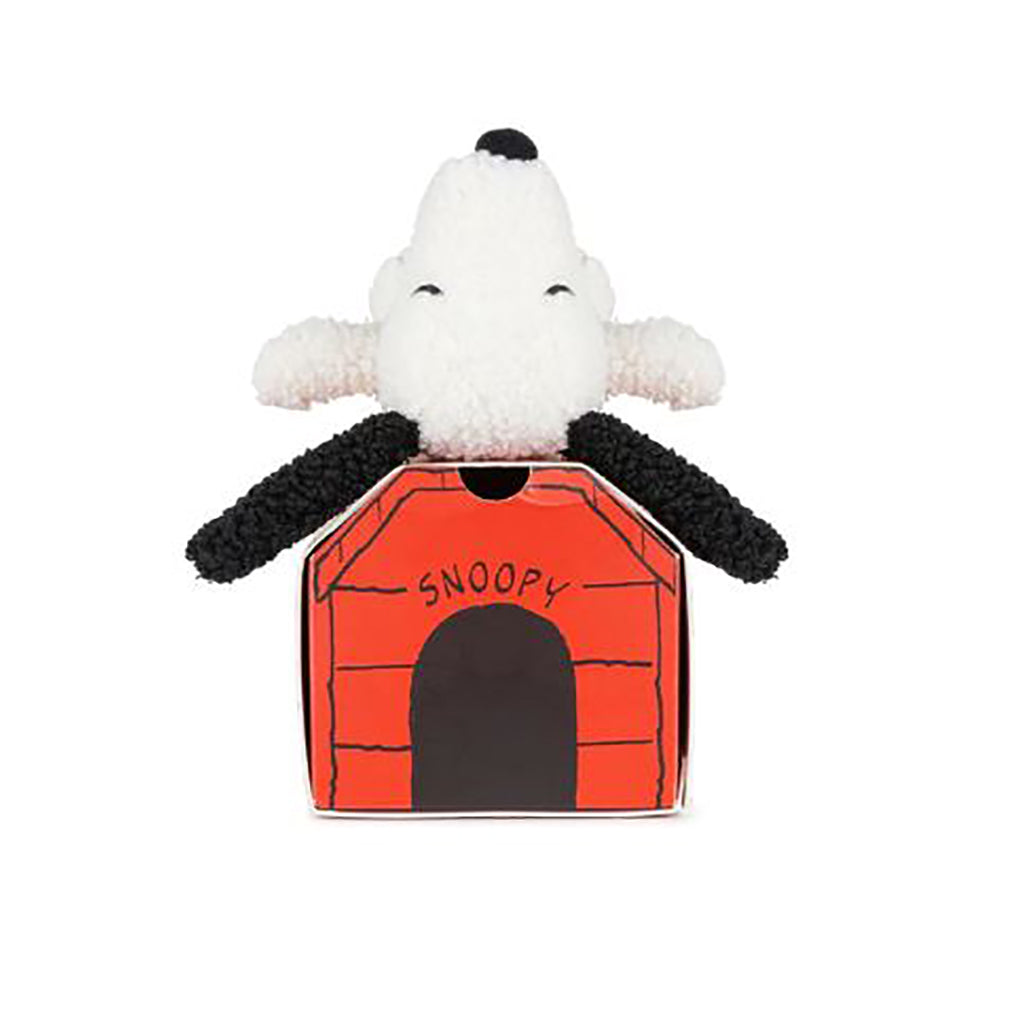 Snoopy bamse, ECO tiny Teddy cream, 17 cm – Nuser bamse i gaveeske
