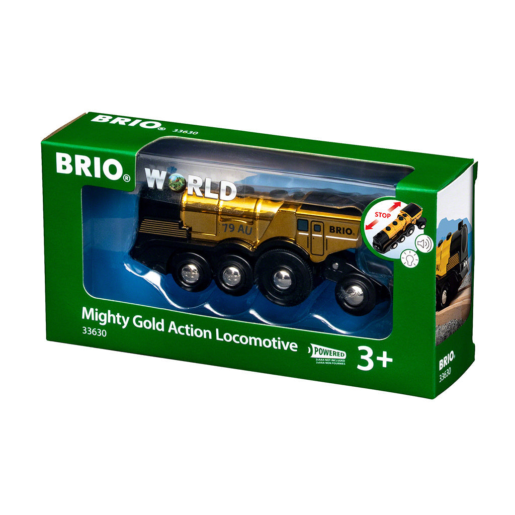 Brio Guld action-lokomotiv