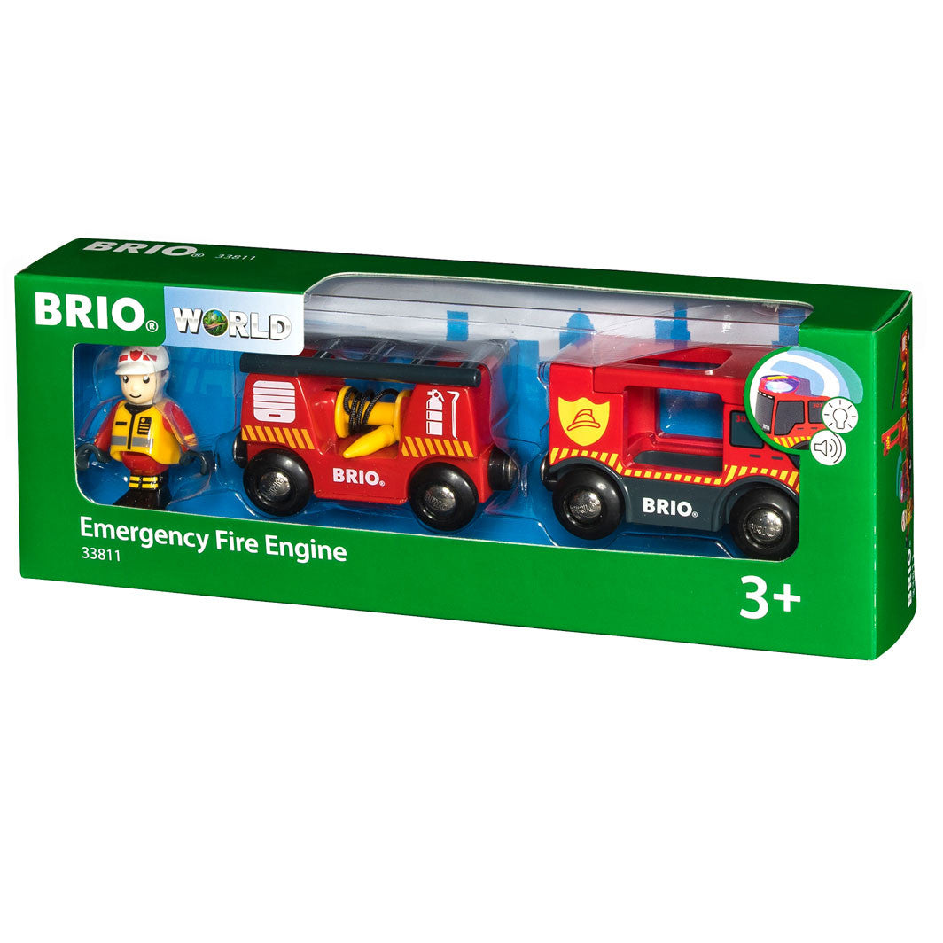 Brio Brandbil m. brannbil med stige