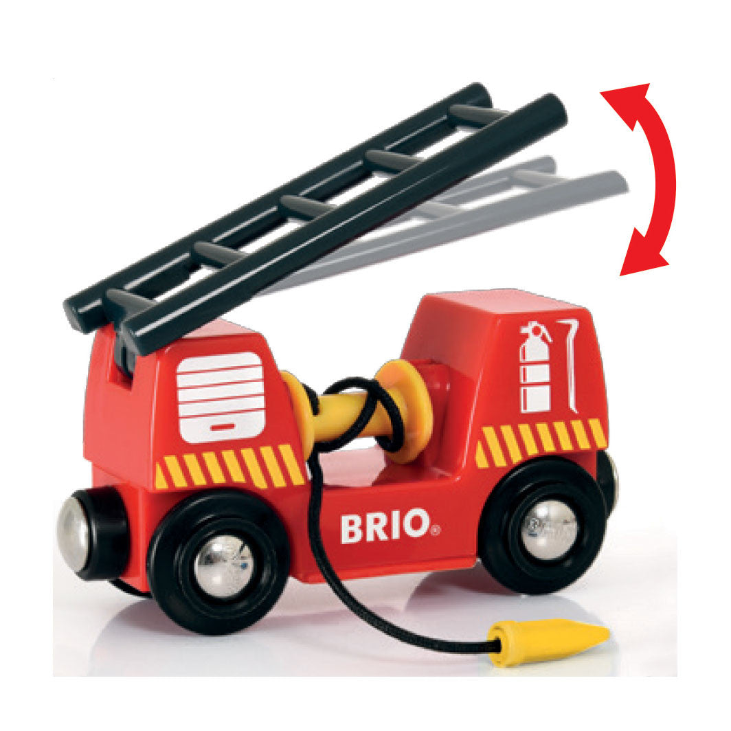 Brio Brandbil m. brannbil med stige