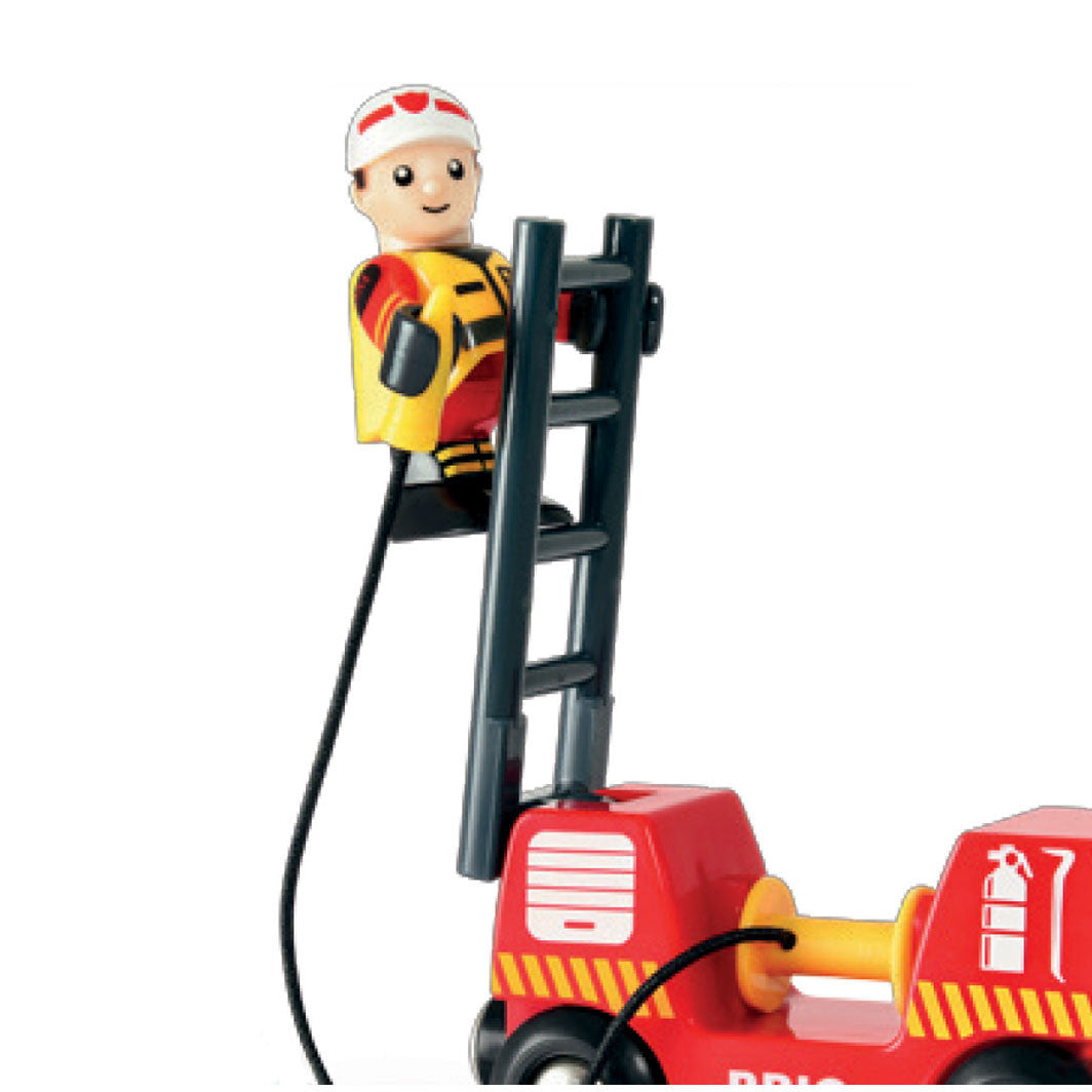 Brio Brandbil m. brannbil med stige