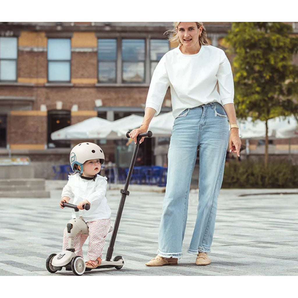 Scoot and Ride, Highway Kick 1, Push & Go sparkesykkel med skyvestang - Stål