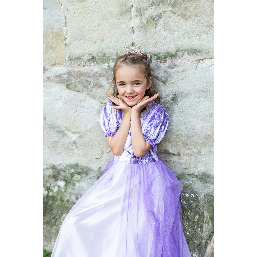 Great Pretenders utkledningstøy, Prinsessekjole Tower princess – Str. 3–8 år