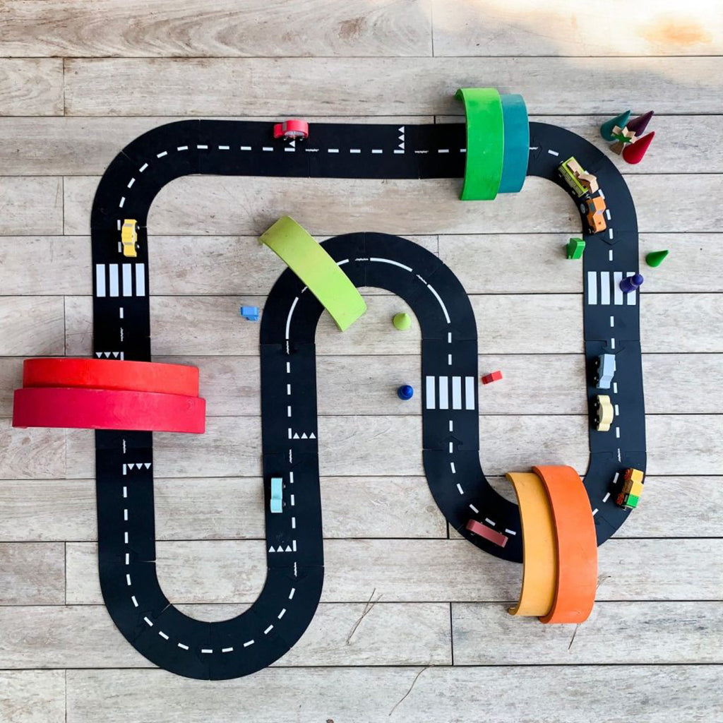 Waytoplay bilbane i gummi, 24 deler - Highway
