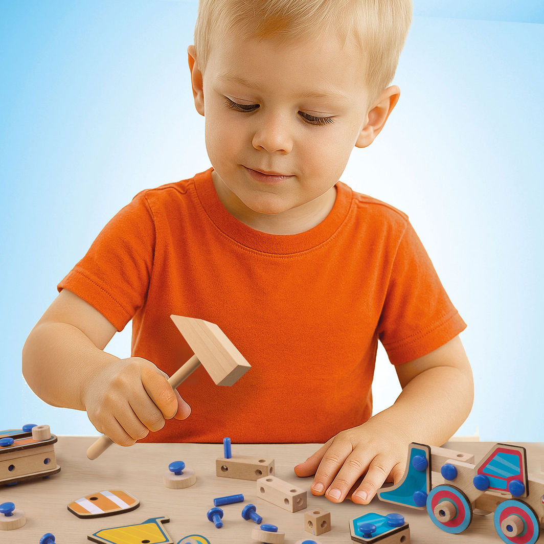 SES Creative Brix Junior, byggleketøy - Arbeidskjøretøy