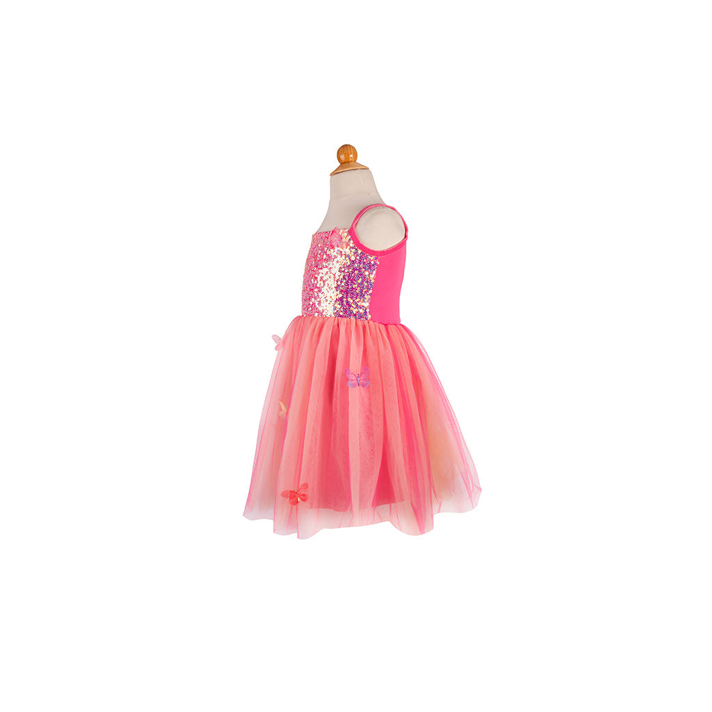 Great Pretenders utklæringsklær, Sommerfuglkjole, Hot pink – str. 2-6 år