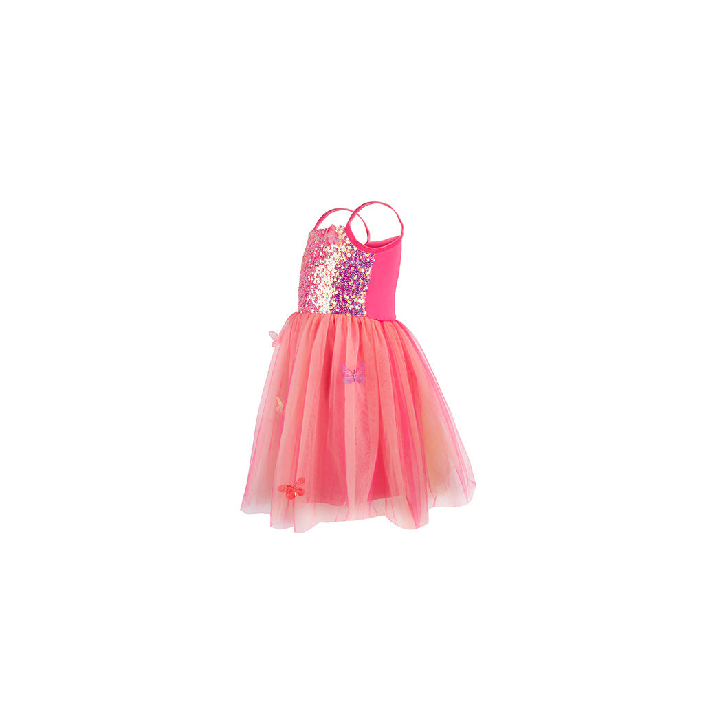 Great Pretenders utklæringsklær, Sommerfuglkjole, Hot pink – str. 2-6 år