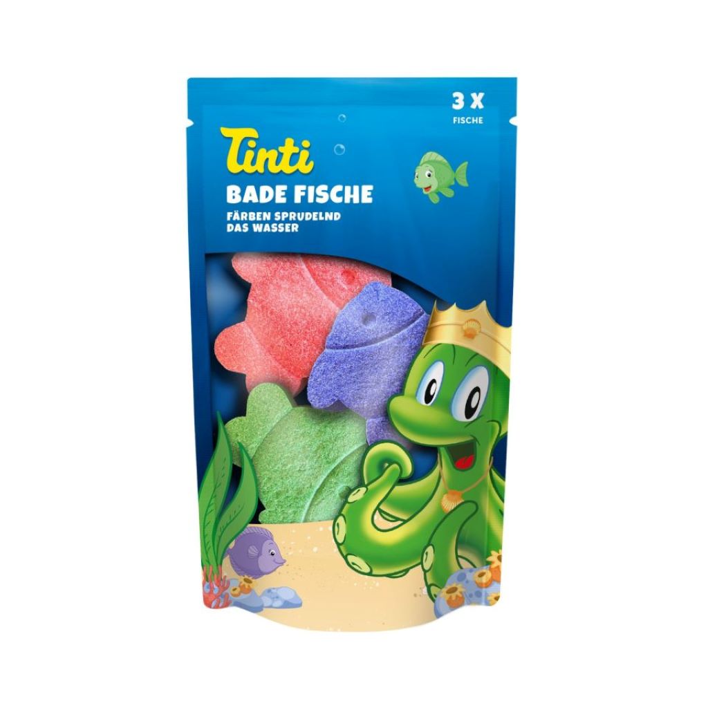 Tinti badefisk pakke med tre styk