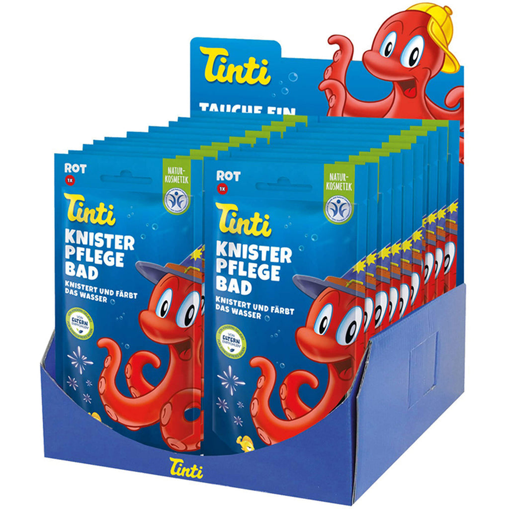 Tinti Knitrebad - Rødt fyrverkeri