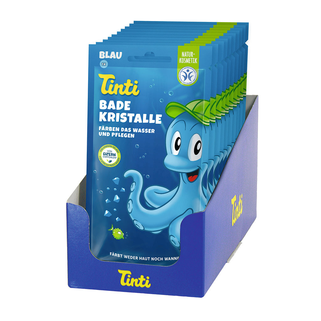 Tinti badekrystaller – Blå