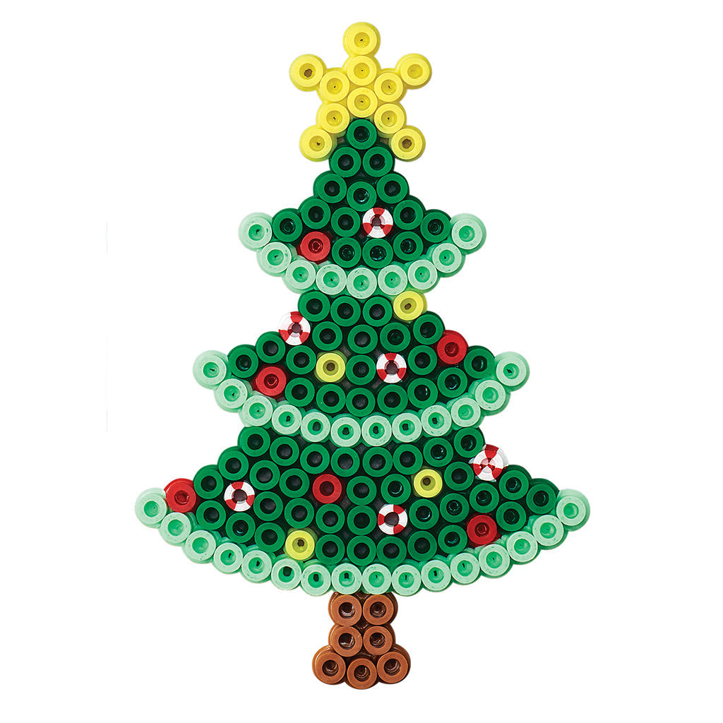 Hama perleplate-sett, Midi, Juletre + 450 perler