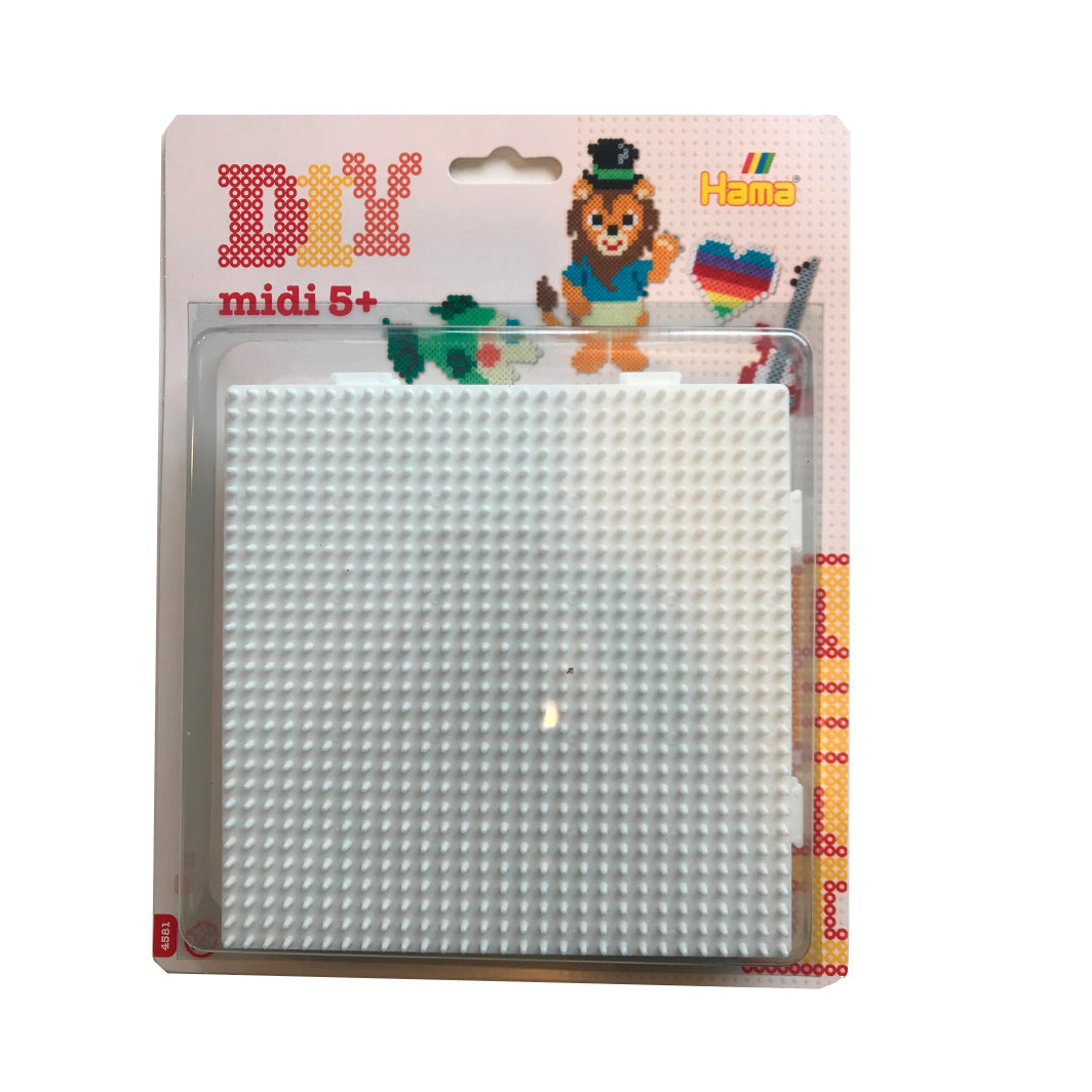 Hama perleplade til Midi perler - 4 stk. Stor firkant