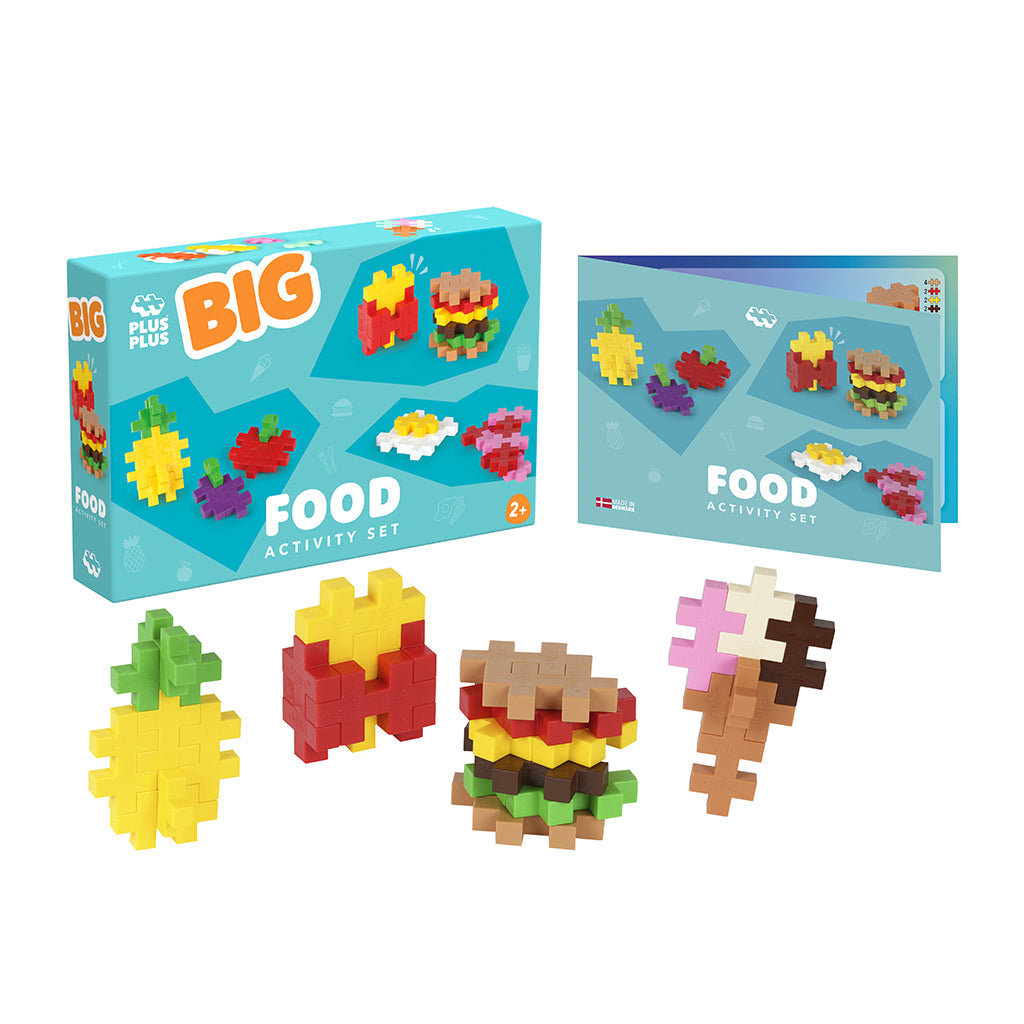 Plus-Plus BIG Aktivitetssett, Mat - 50 stk.