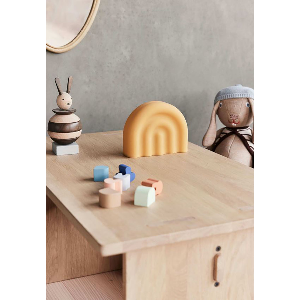 OYOY nattlampe, Gul Regnbue - Rainbow night light