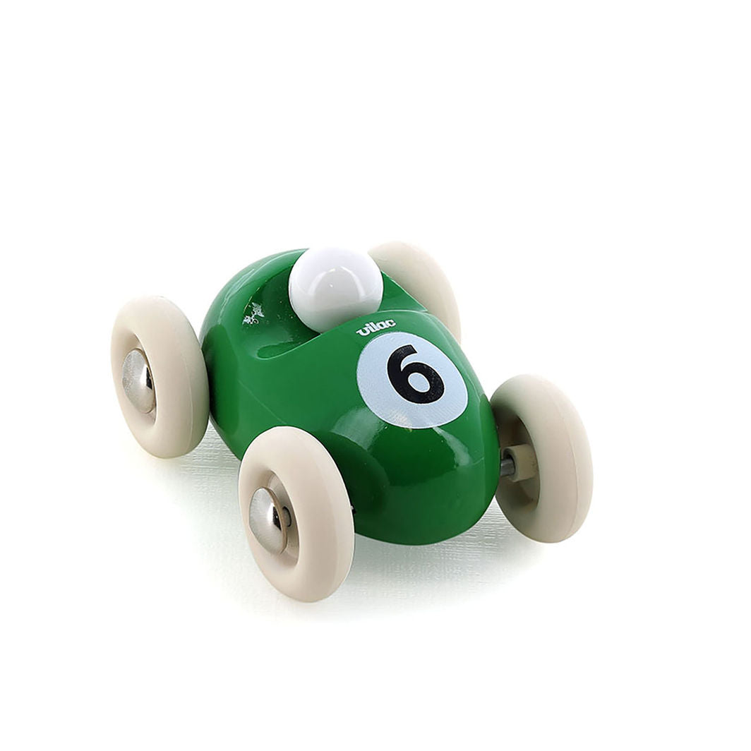 Vilac Vintage Mini Racerbil, nr 6 - Grønn